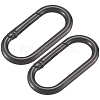 6Pcs Alloy Spring Gate Rings FIND-SP0001-24B-7