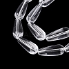 Transparent Glass Beads Strands X-GLAA-Q113-03A-A01-3