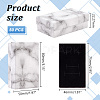 Marble Print Cardboard Paper Storage Boxes CON-WH0089-38-2