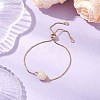 Freshwater Pearl  Slider Ring BJEW-JB11132-2