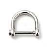 304 Stainless Steel D-Ring Anchor Shackle Clasps STAS-C056-06P-1