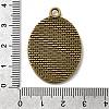 Vintage Tibetan Style Alloy Pendant Cabochon Bezel Settings TIBEP-M018-105AB-NF-3