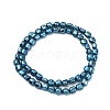Electroplated Synthetic Non-magnetic Hematite Beads Strands G-C024-01D-2