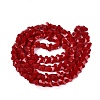 Opaque Glass Beads Strands GLAA-Q118-01B-C02-2