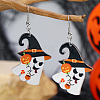 Acrylic Dangle Stud Earrings MA8781-4-1