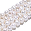 Natural Cultured Freshwater Pearl Beads Strands PEAR-S001-9-10mm-3-3