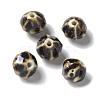 Vintage Porcelain Pumpkin Beads PORC-L080-A01-1