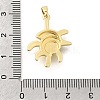 Brass Pendants KK-B187-02F-06G-3