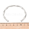 304 Stainless Steel Cuff Bangles BJEW-B150-01P-5