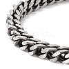 304 Stainless Steel Rope Chains Bracelet for Men Women STAS-E001-01AS-2