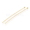 Brass Ball Head Pins X-KK-G331-10-0.8x50-4
