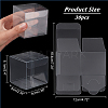  30Pcs Square Transparent Plastic PVC Box Gift Packaging CON-NB0002-17-2