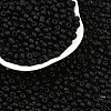 Frosted Opaque 6/0 Glass Seed Beads SEED-R029-4mm-A07-2