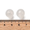42Pcs Transparent Resin UV Reactive Beads RESI-Z041-05-3