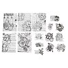 30Pcs 15 Styles Clock Theme Scrapbook Paper Kits DIY-D075-02-2