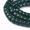 Opaque Solid Color Glass Beads Strands GLAA-A036-I13-3