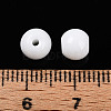 Opaque Solid Color Glass Beads GLAA-N007-6mm-A02-3