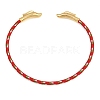 Braided Steel Wire Bangles Making KK-CBA6056-02D-G-1