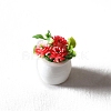 Mini Resin & PVC Flower Potted Plant Model PW-WG92893-01-1