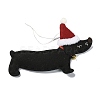 Dachshund Non-woven Fabric Pendant Decorations HJEW-R125-03-1