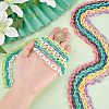 SUPERFINDINGS 20 Strands 10 Colors Acrylic Opaque Cable Chains PACR-FH0001-05-3