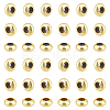 SUPERFINDINGS 70Pcs Brass Beads KK-FH0007-14-1