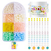 DIY 9 Style Glass & Resin & Polymer Clay Beads Jewelry Making Finding Kit DIY-TAC0027-05-1