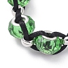 Handmade Glass European Beads Braided Bead Bracelets BJEW-JB05042-01-2