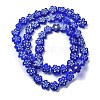 Handmade Millefiori Lampwork Beads Strands LAMP-F035-09D-2