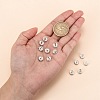 200pcs Clear White Rhinestone Rondelle Spacer Beads RB-A014-Z8mm-01S-3