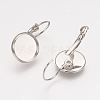 Brass Leverback Earring Findings LS-KK-H023-P-2