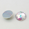 Imitation Taiwan Acrylic Rhinestone Flat Back Cabochons GACR-D003-14mm-17-1