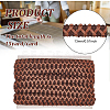 Imitation Leather Braided Lace Ribbon WL-WH0003-02B-2