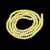 Transparent Glass Beads Strands EGLA-A044-T2mm-MB29-3