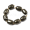 Natural Pyrite Beads Strands G-Z131-D01-01-3