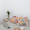 1 Set Summer Theme PET Hollow Out Drawing Painting Stencils DIY-MA0004-76B-2