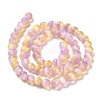 Natural Selenite Dyed Beads Strands G-P493-02I-4