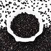Picasso Spray Painted Glass Seed Beads SEED-T006-04-39-1