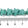 Synthetic Coral Dyed Carved Beads Strands CORA-K009-06A-05-4