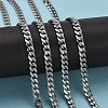 Tarnish Resistant Men's Jewelry Making 201 Stainless Steel Curb Chains CHS-A003B-1.8mm-6