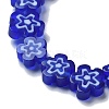 Handmade Millefiori Lampwork Beads Strands LAMP-F035-09D-3