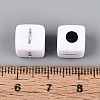 Opaque Acrylic Beads SACR-T035-03I-4