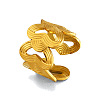 304 Stainless Steel Open Cuff Rings for Women WG62170-01-4