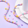 Handmade Polymer Clay Beads Strands CLAY-N008-008M-7