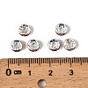 Brass Grade A Rhinestone Spacer Beads RB-A014-Z6mm-21S-3