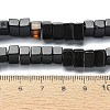 Natural Dyed & Heated Black Onyx Beads Strands G-C135-O01-01-5