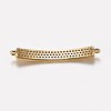 Long-Lasting Plated Brass Micro Pave Cubic Zirconia Links X-ZIRC-L072-17A-G-2