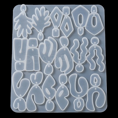 DIY Silicone Irregular Shape Pendant Molds DIY-M047-01A-1
