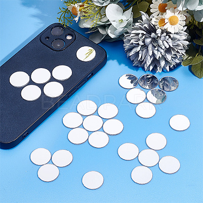 300Pcs Acrylic Self Adhesive Mirror Mosaic Tiles AJEW-PH0011-55-1