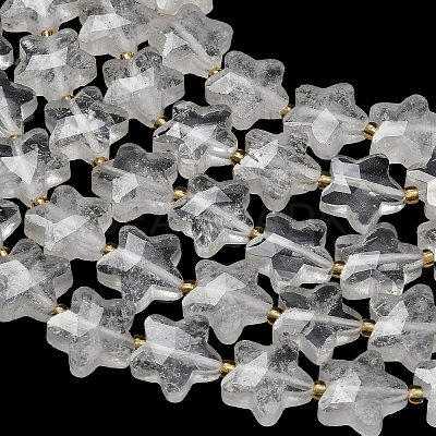 Natural Quartz Crystal Beads Strands G-L657-A07-01-1